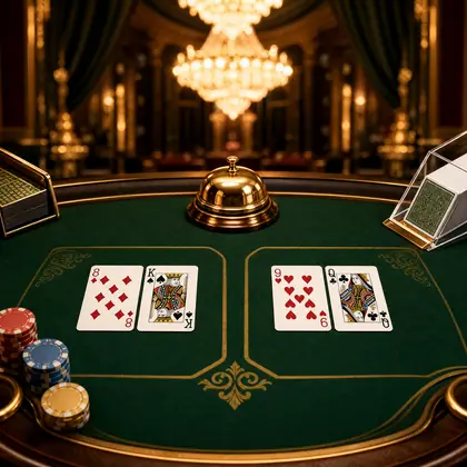 Cover permainan Baccarat Live di Megawin188